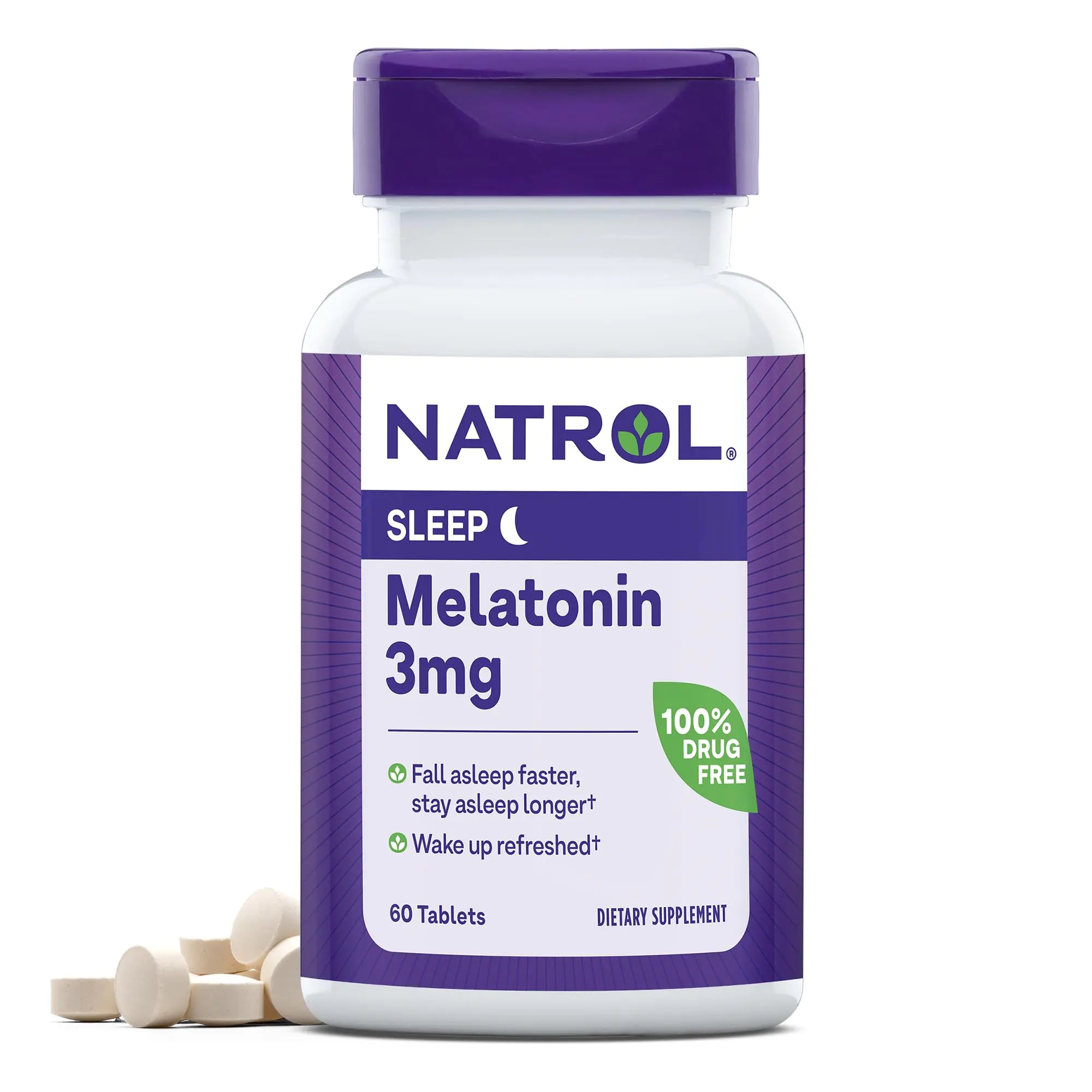 Natrol Melatonin 3 mg Dietary Supplement for sleep troubles